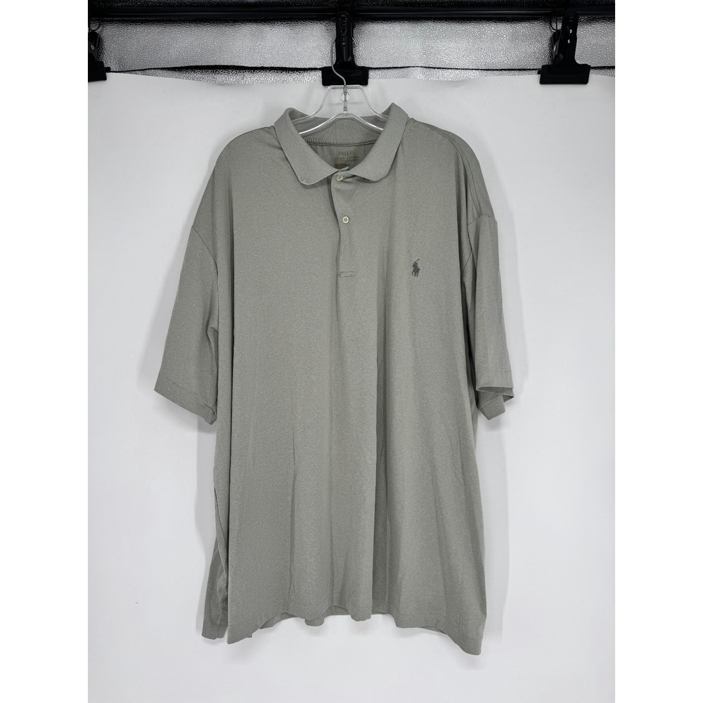Polo Ralph Lauren Performance Polo Shirt 2XL Big 2XB Short Sleeve Golf Polyester